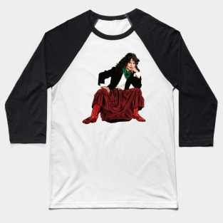 Jessi Colter - An illustration by Paul Cemmick Baseball T-Shirt